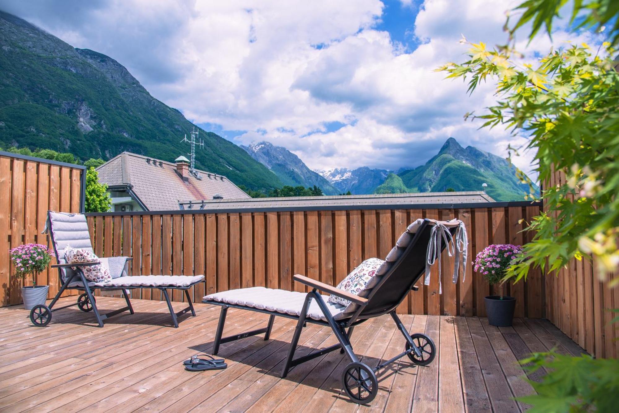 Apartma Zeleni Biser Bovec Kültér fotó